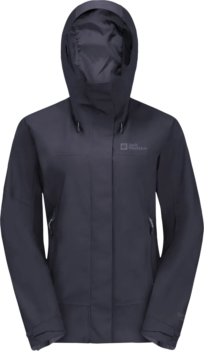 Jack Wolfskin Women&#x27;s Kammweg 2-Layer Jacket Graphite | Buy Jack Wolfskin Women&#x27;s Kammweg 2-Layer Jacket Graphite here | Outnorth