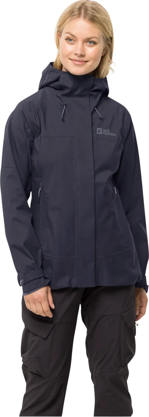 Jack Wolfskin Women&#x27;s Kammweg 2-Layer Jacket Graphite | Buy Jack Wolfskin Women&#x27;s Kammweg 2-Layer Jacket Graphite here | Outnorth