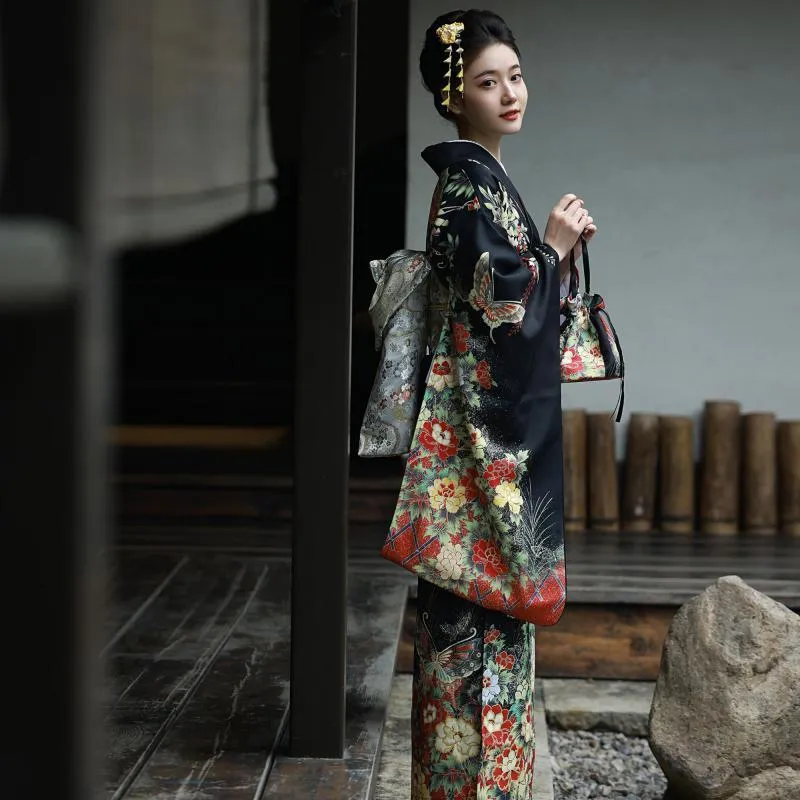 Japanese Modified Kimono Women's Formal Traditional Dress