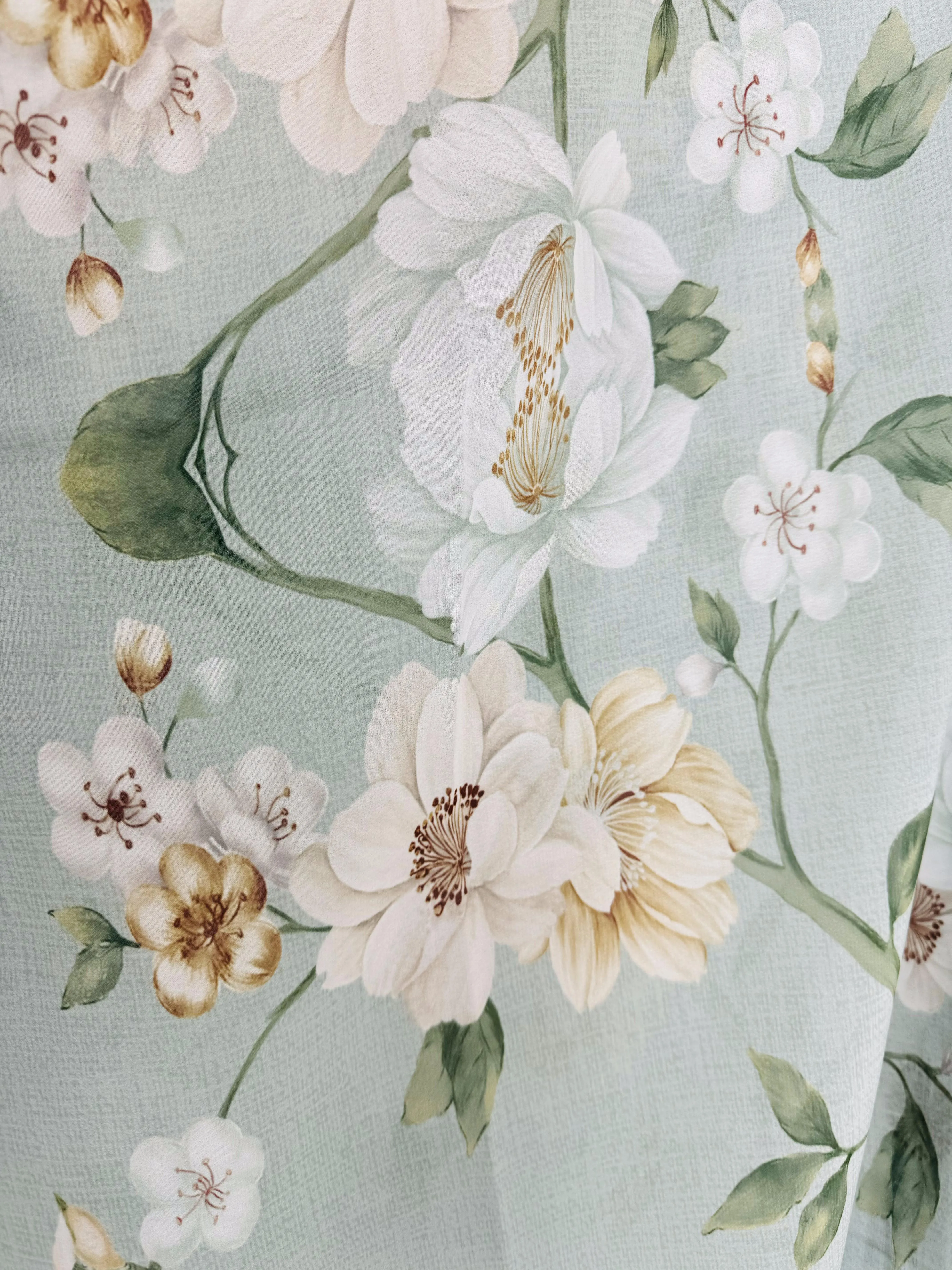 JC071211 L. Green-Multi Floral Kimono