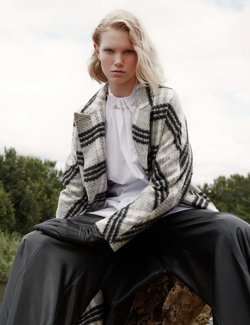 KAYRA CHECK COAT