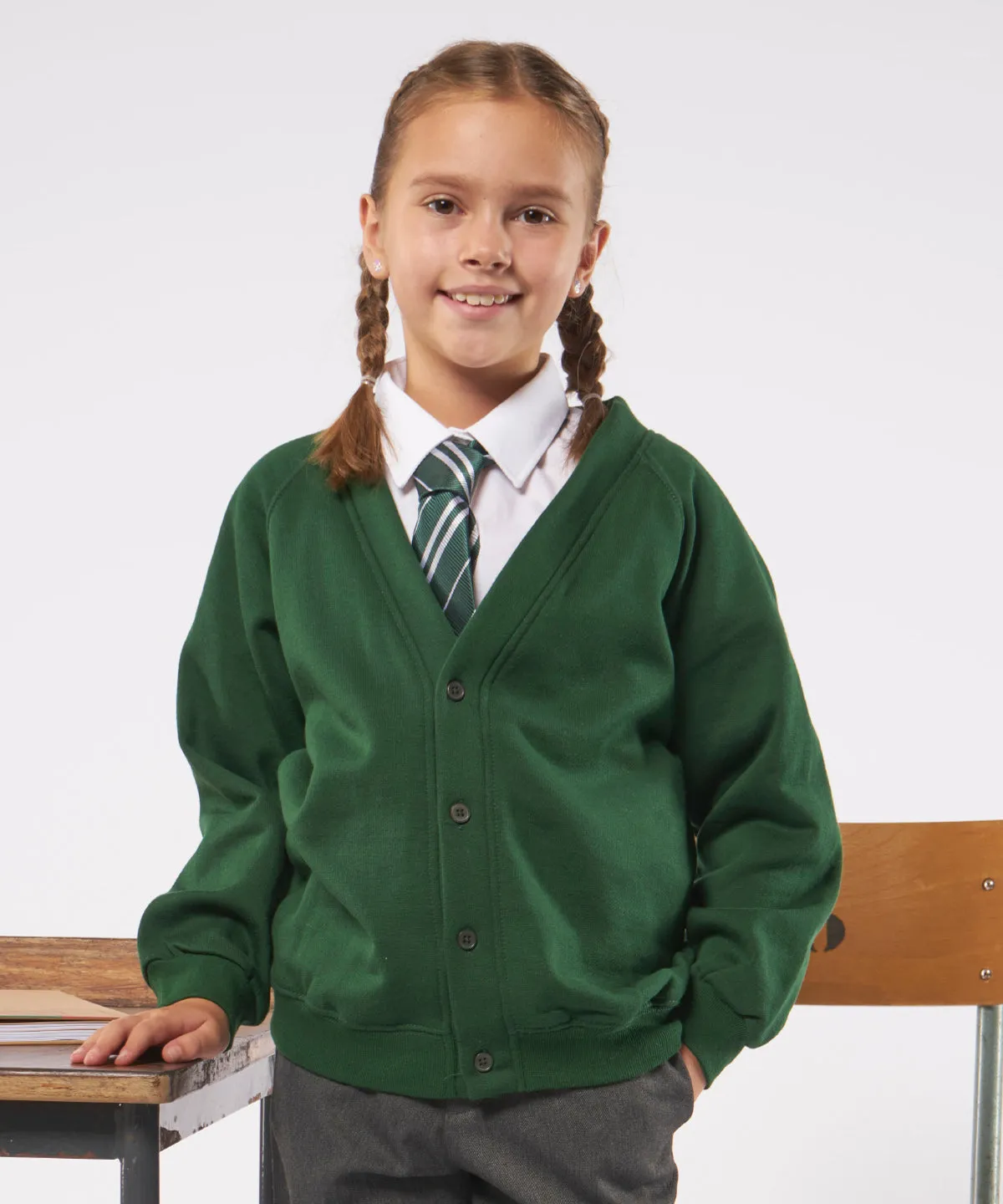 Kids Coloursure cardigan | Burgundy