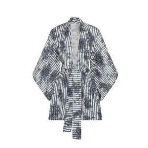 KIMONO 100% LINEN MANDARIN 371A