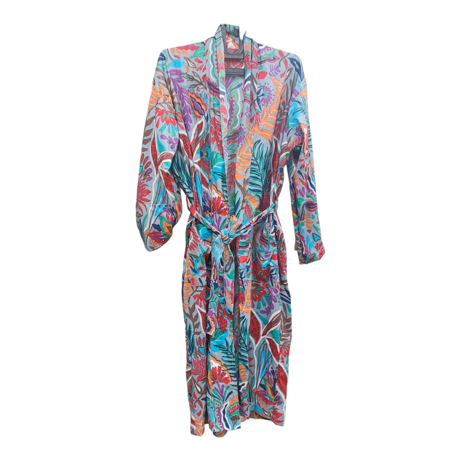 Kimono Bath Robes/ Night Suit -Vibes Grey