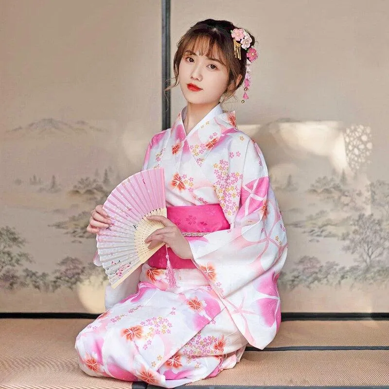 Kimono Femme Japonais Robe