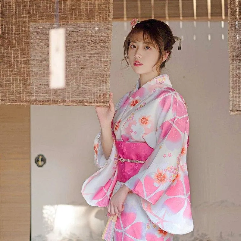 Kimono Femme Japonais Robe