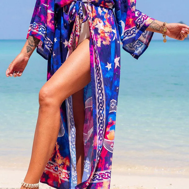 Kimono Femme Nuit Étoilée