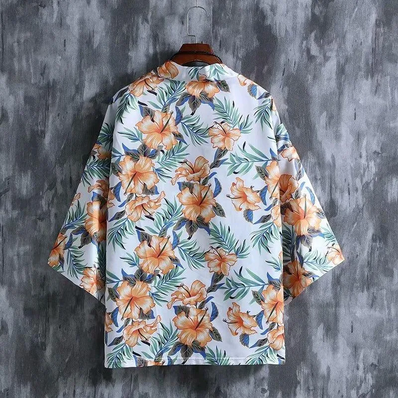 Kimono Homme à Fleur