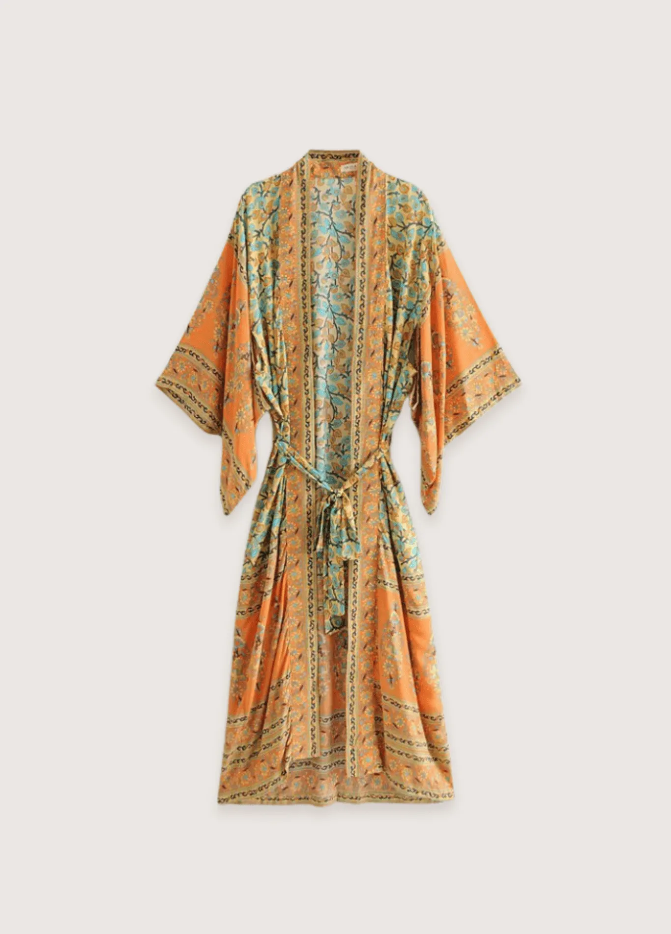 Kimono long orange | Daisy Bohème