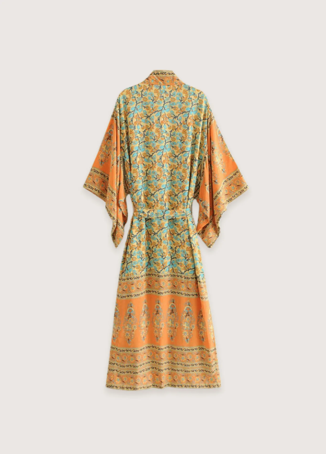 Kimono long orange | Daisy Bohème