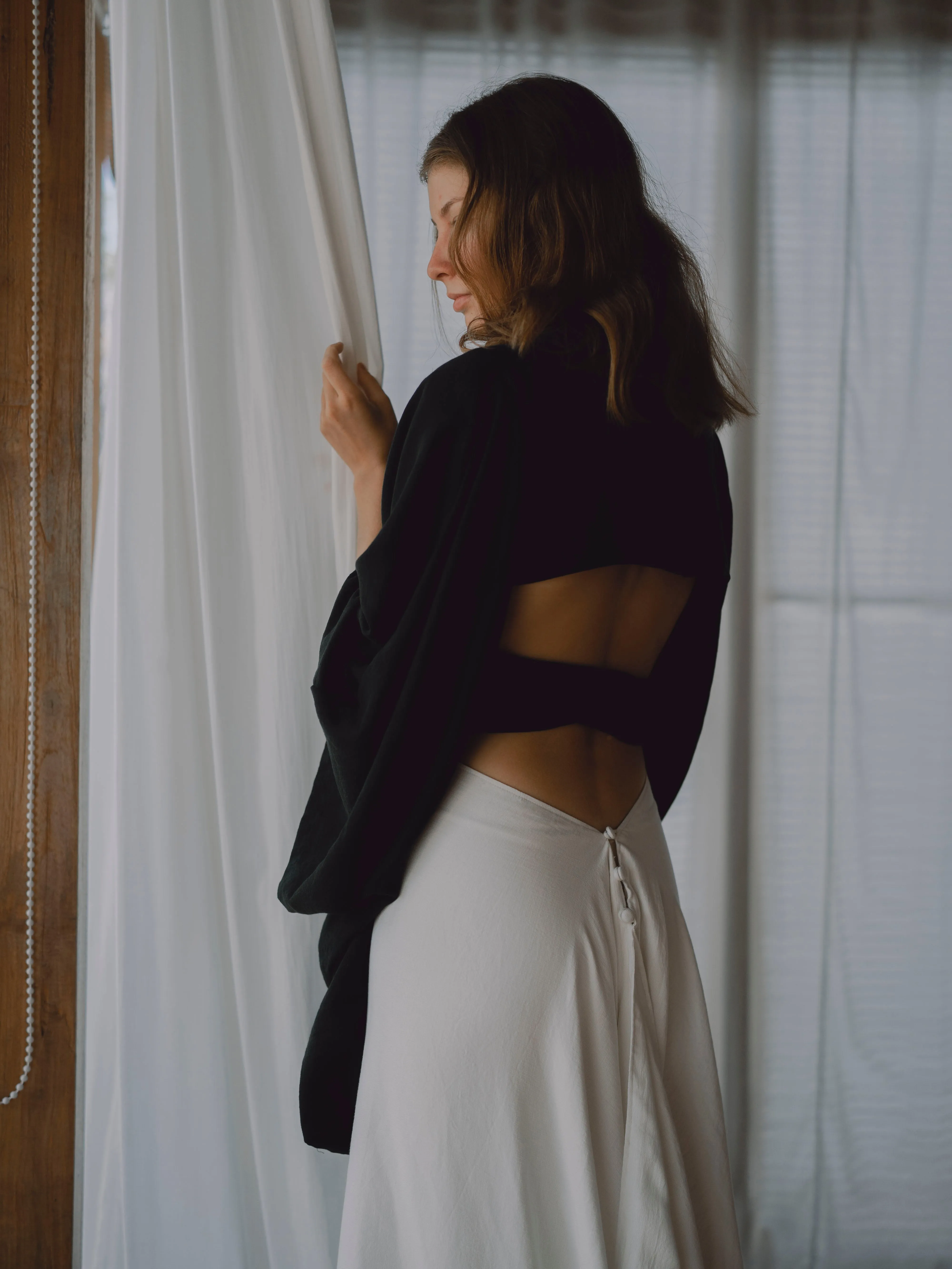 Kimono Sarira Skirt Natural