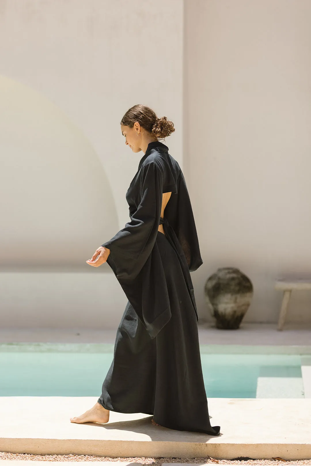 Kimono Sarira Skirt Navy