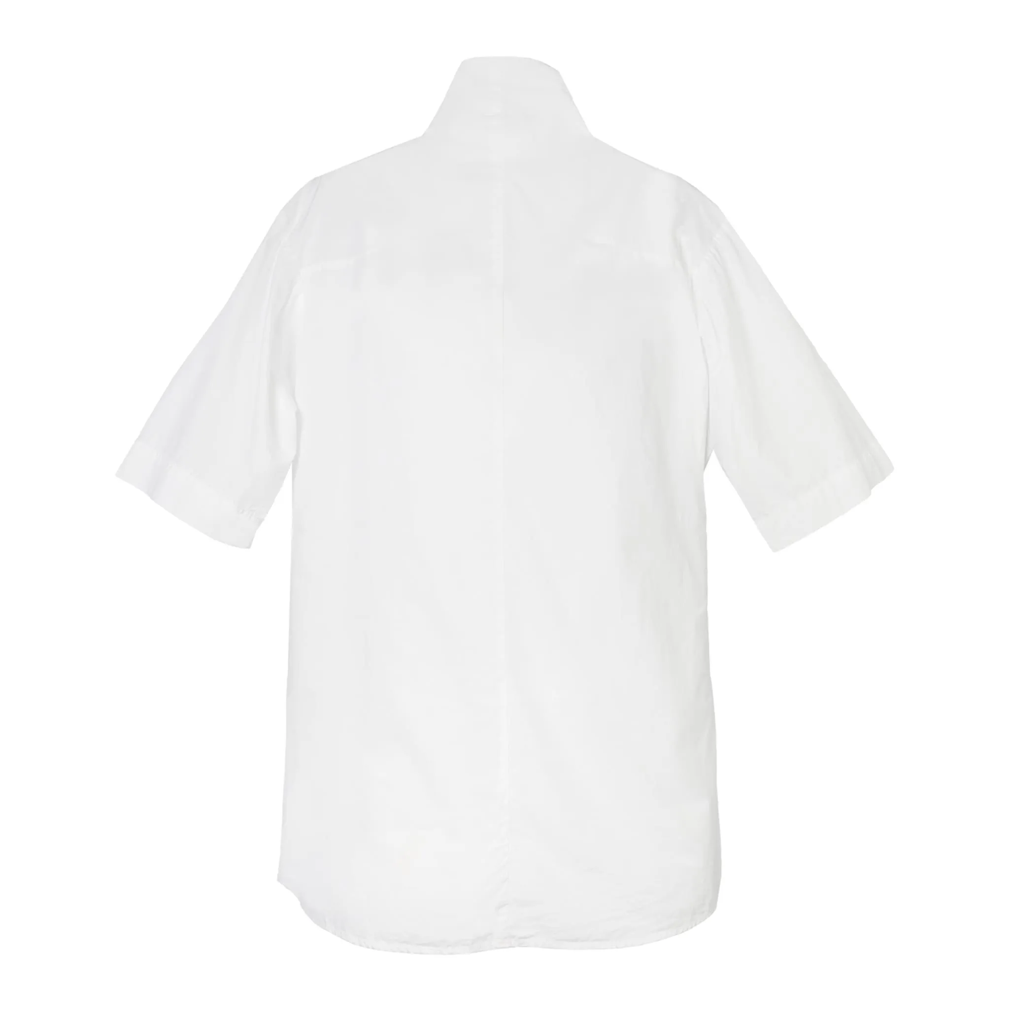 Kimono Style Deconstructed Shirt With Short Sleeves