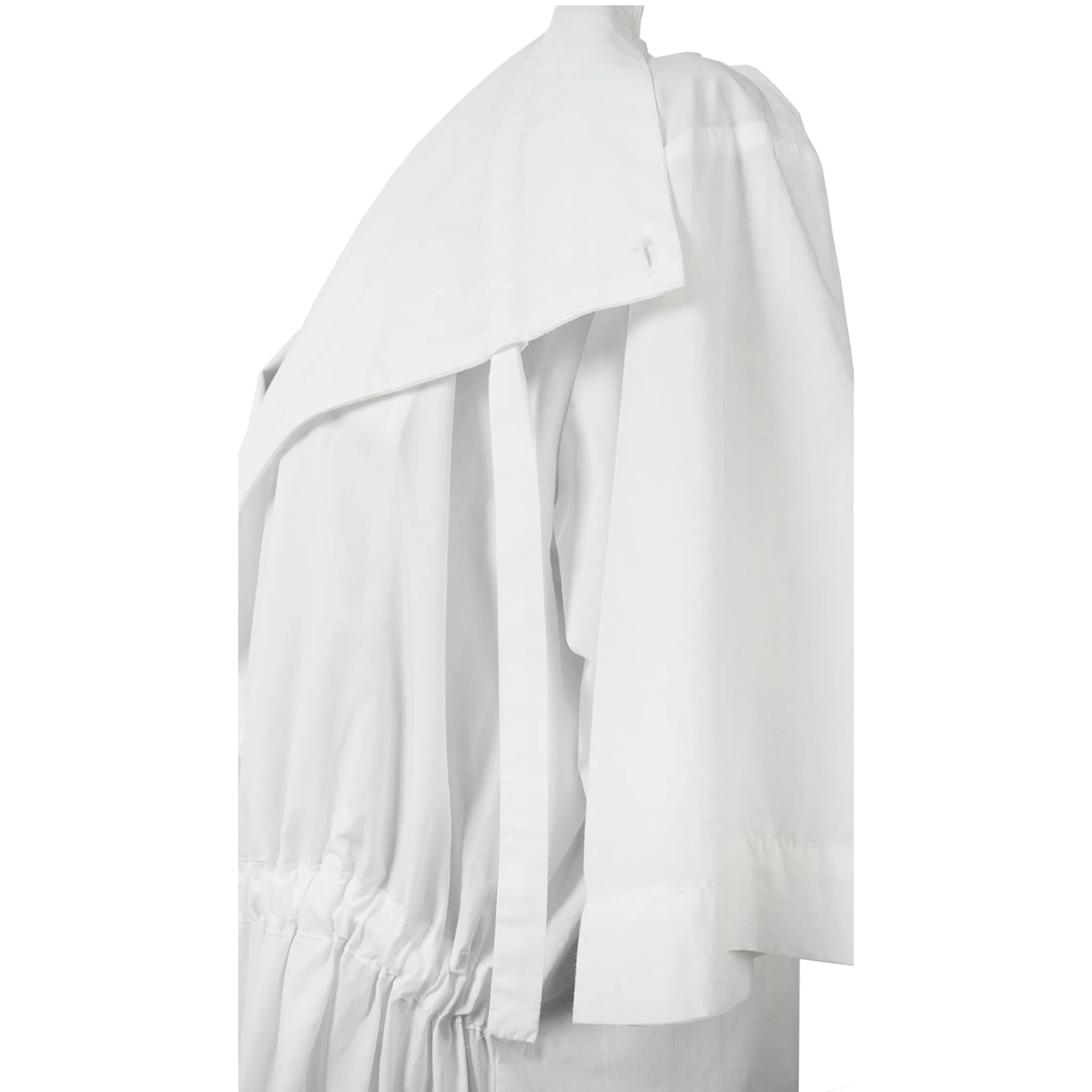 Kimono Style Deconstructed Shirt With Short Sleeves