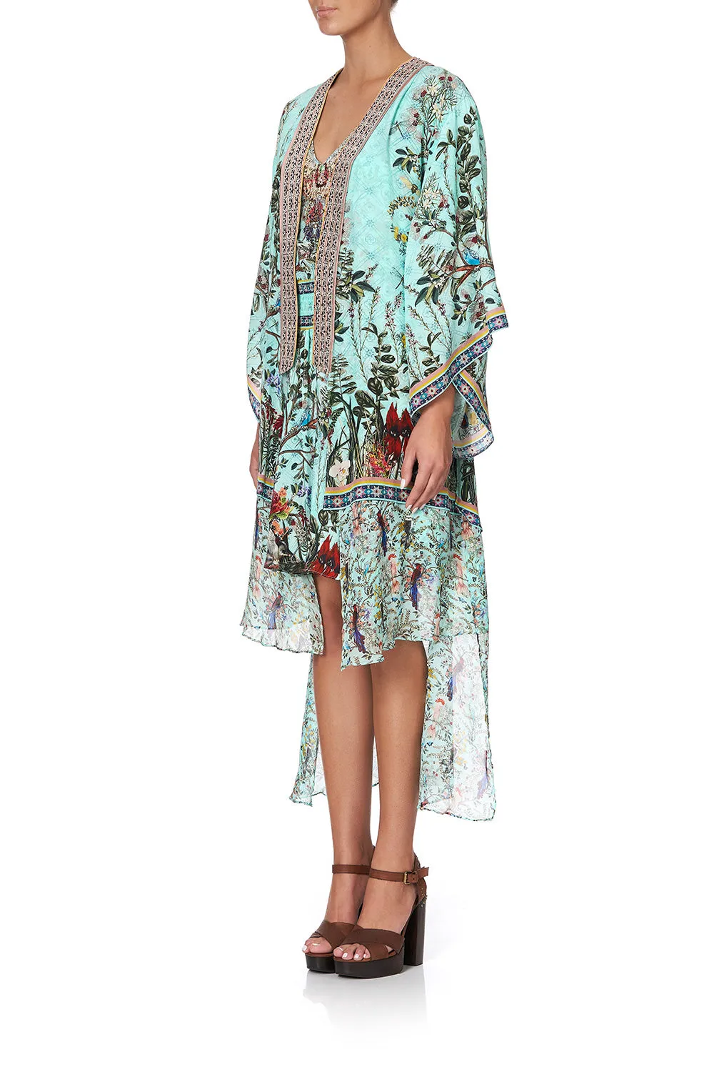 KIMONO WITH LONG UNDERLAYER MILLAS BACKYARD