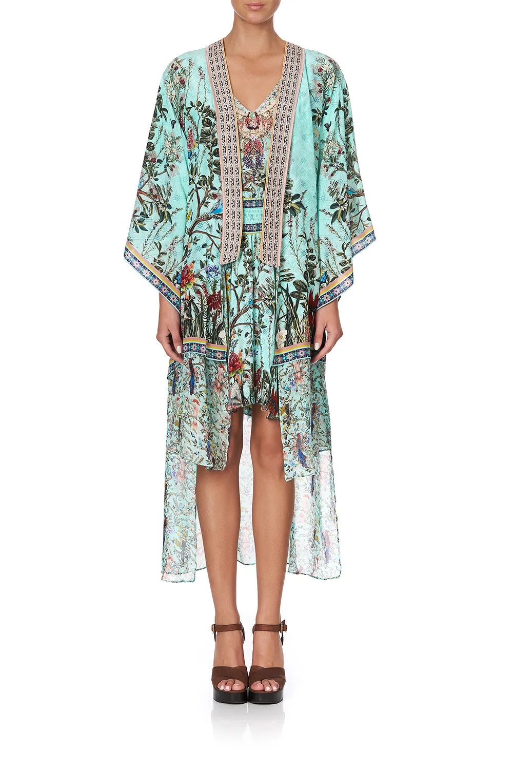 KIMONO WITH LONG UNDERLAYER MILLAS BACKYARD