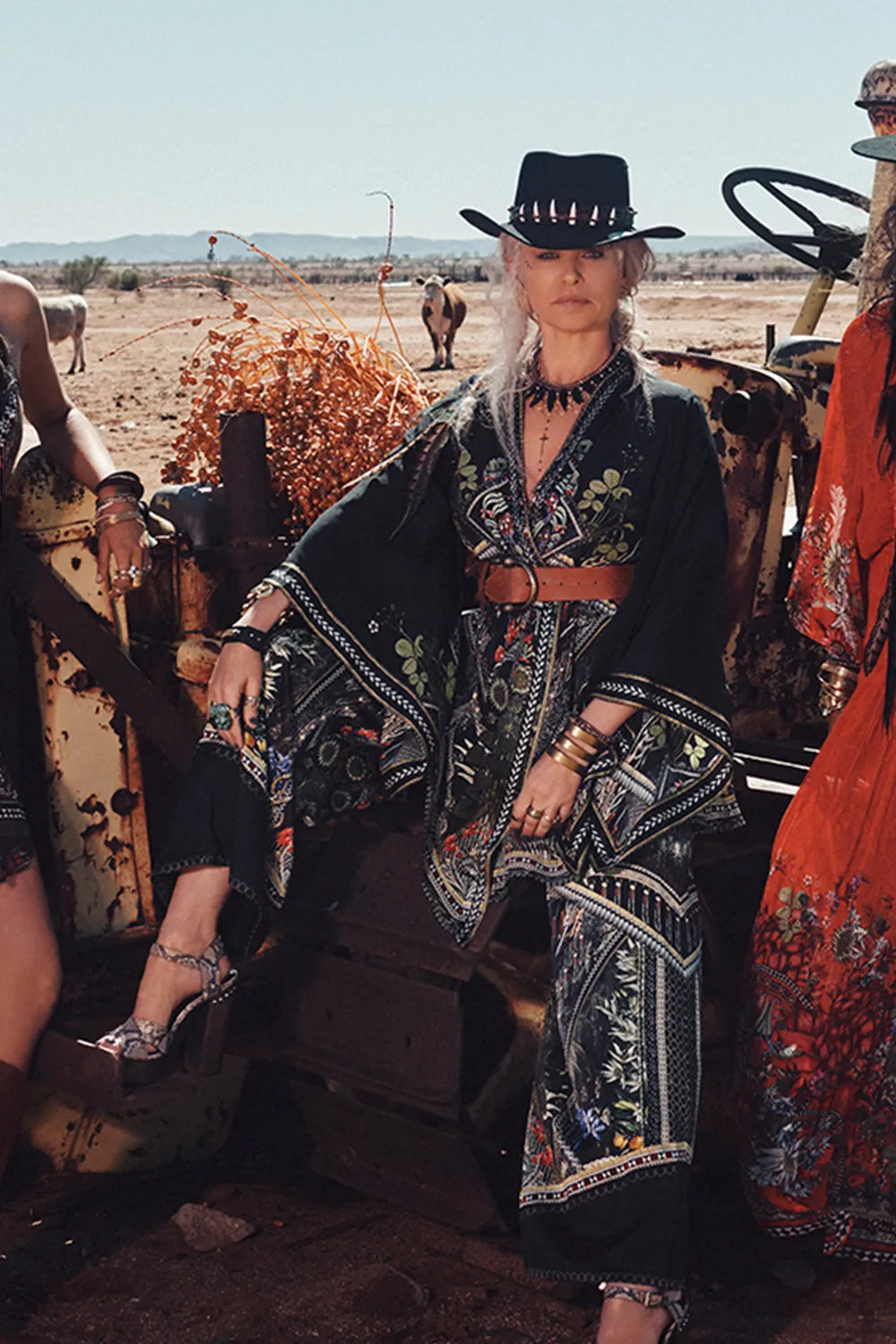 KIMONO WRAP DRESS WITH OBI BOTANICAL CHRONICLES