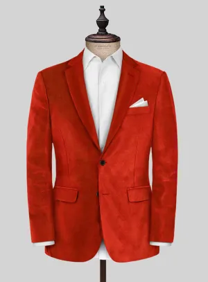 Kingsman Orange Velvet Jacket