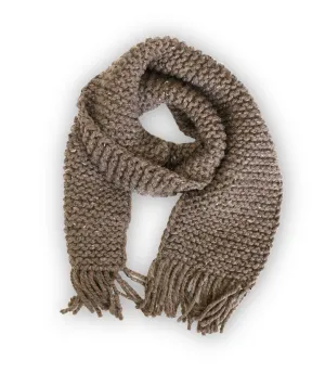 Knit scarf, chunky brown scarf, oversized scarf,  women scarf, men scarf
