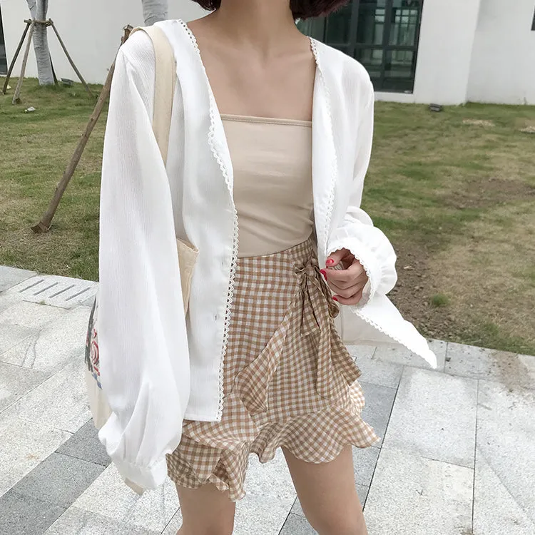 [Korean Style] Fay Beathable Long sleeve Summer Cardigan