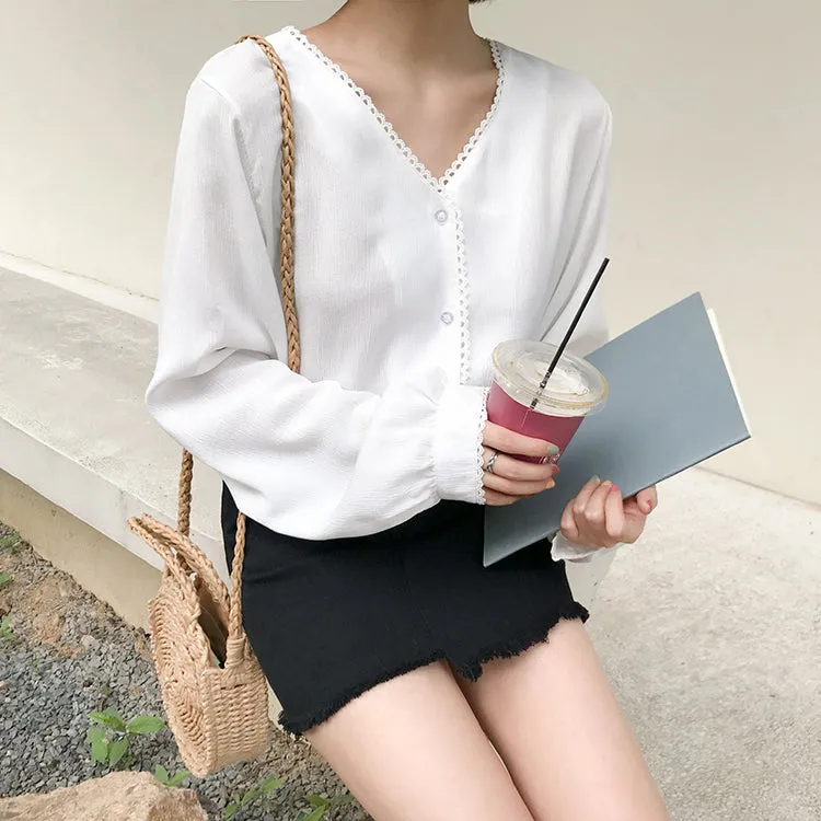 [Korean Style] Fay Beathable Long sleeve Summer Cardigan