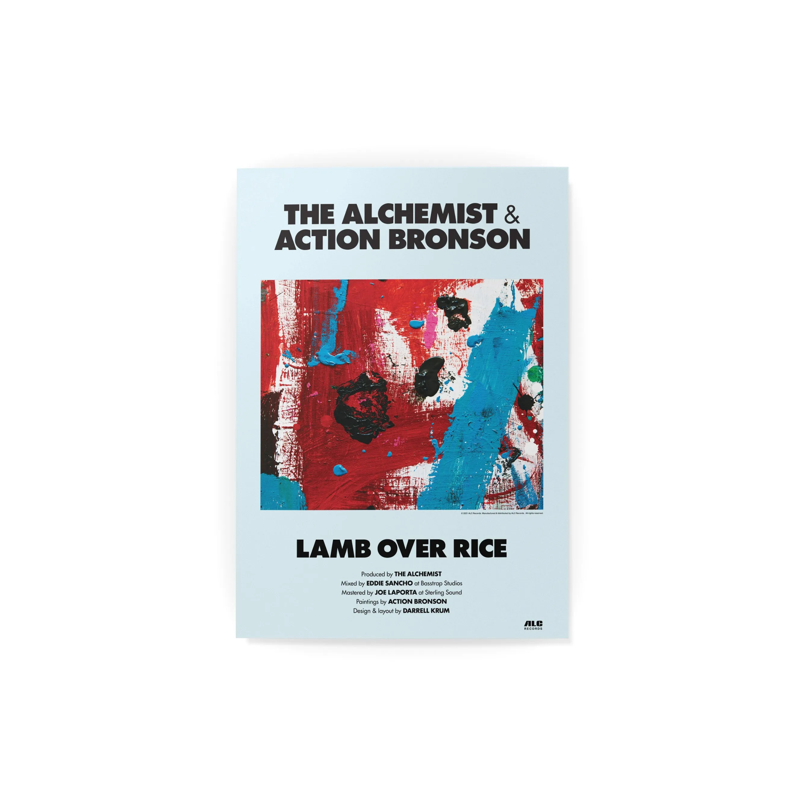Lamb Over Rice (LP - White Vinyl   "Exhibition" Poster)