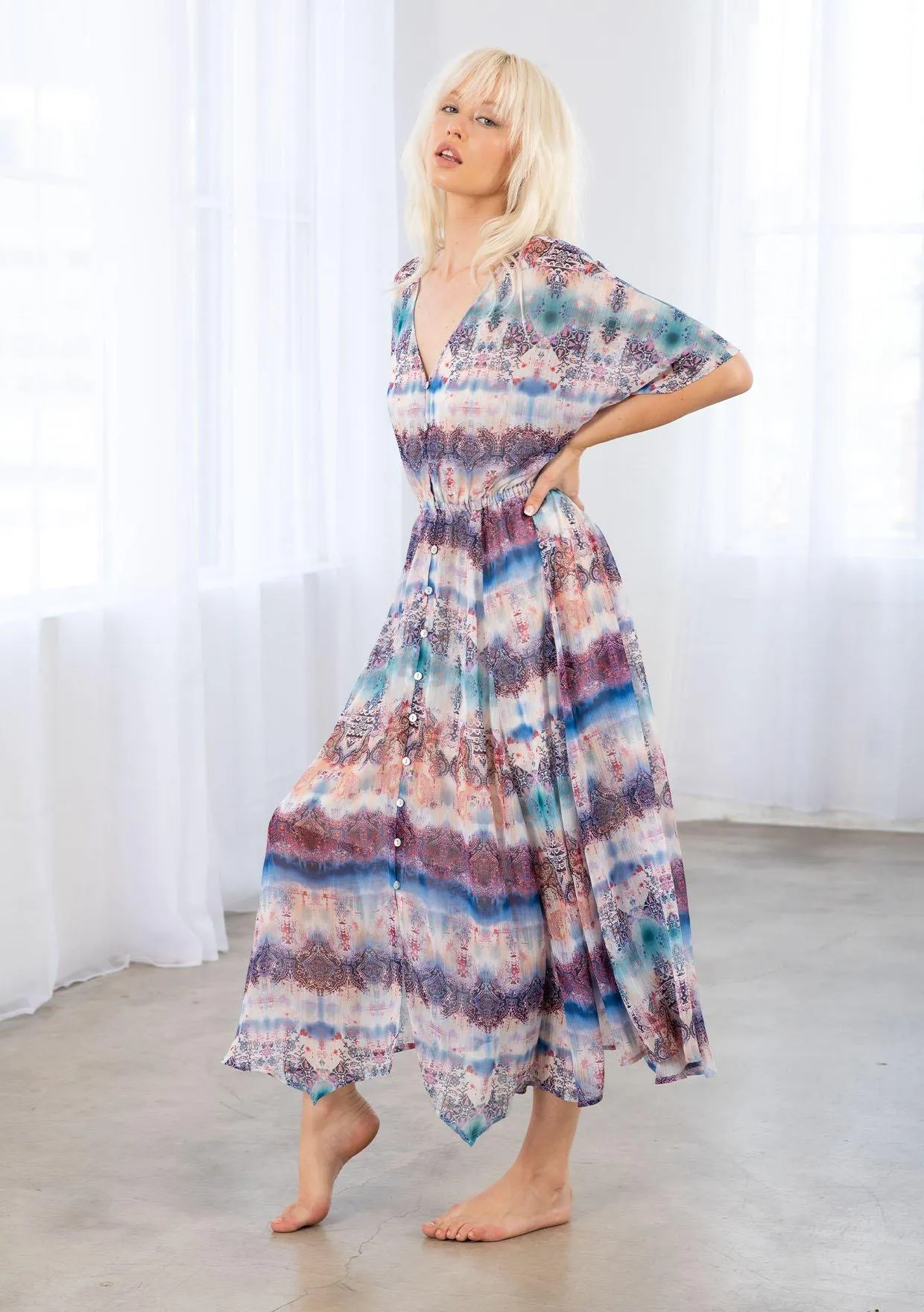 Landslide Sheer Maxi Dress