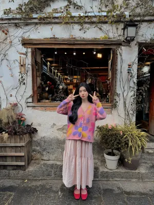 LAYERED LONG SKIRT