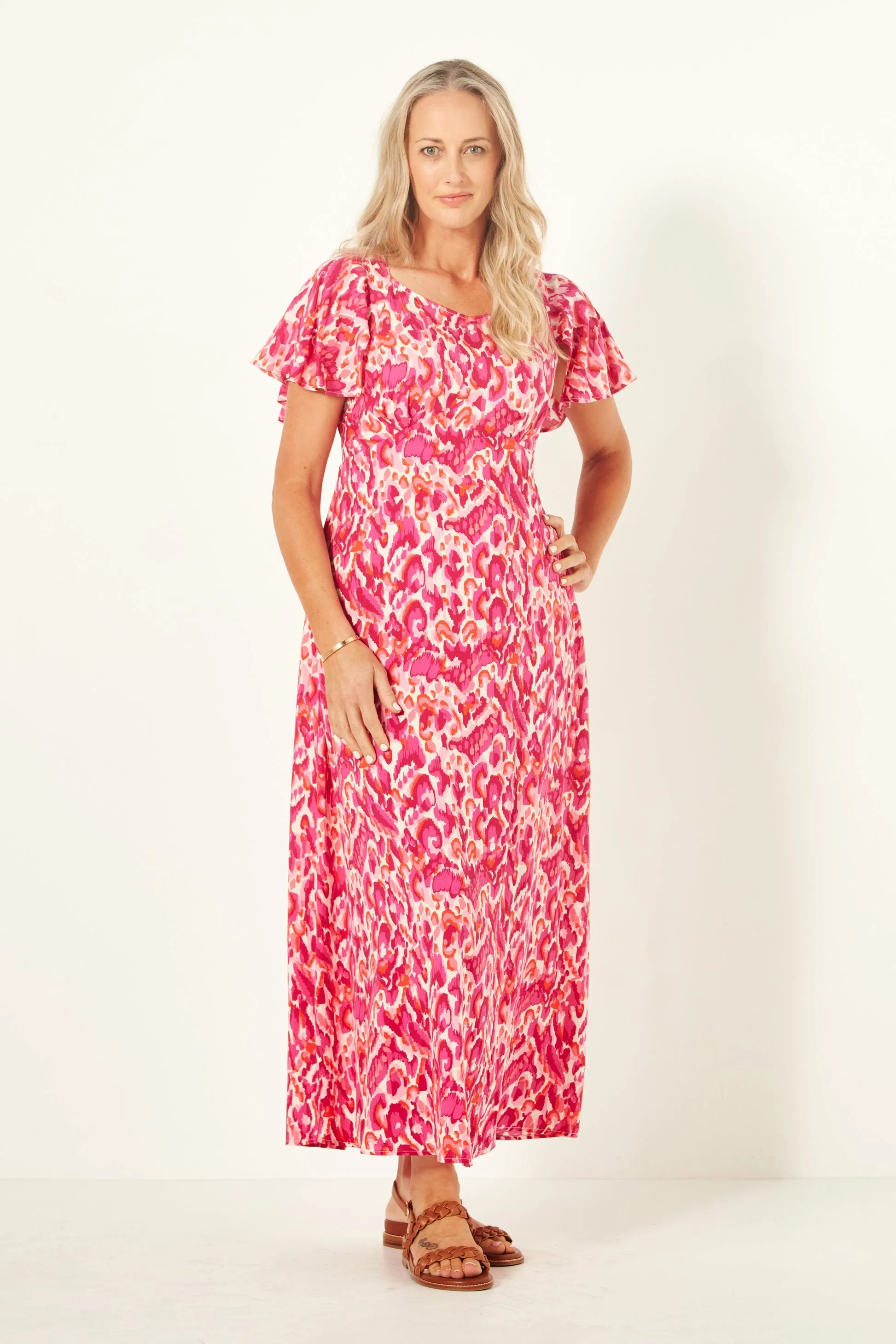 Lemon Tree Design Sylvia Dress - Berry Print