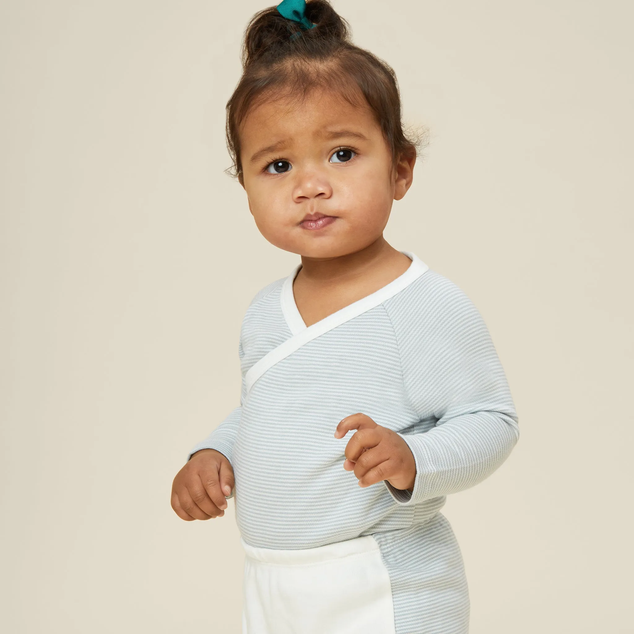 Long Sleeve Kimono Bodysuit