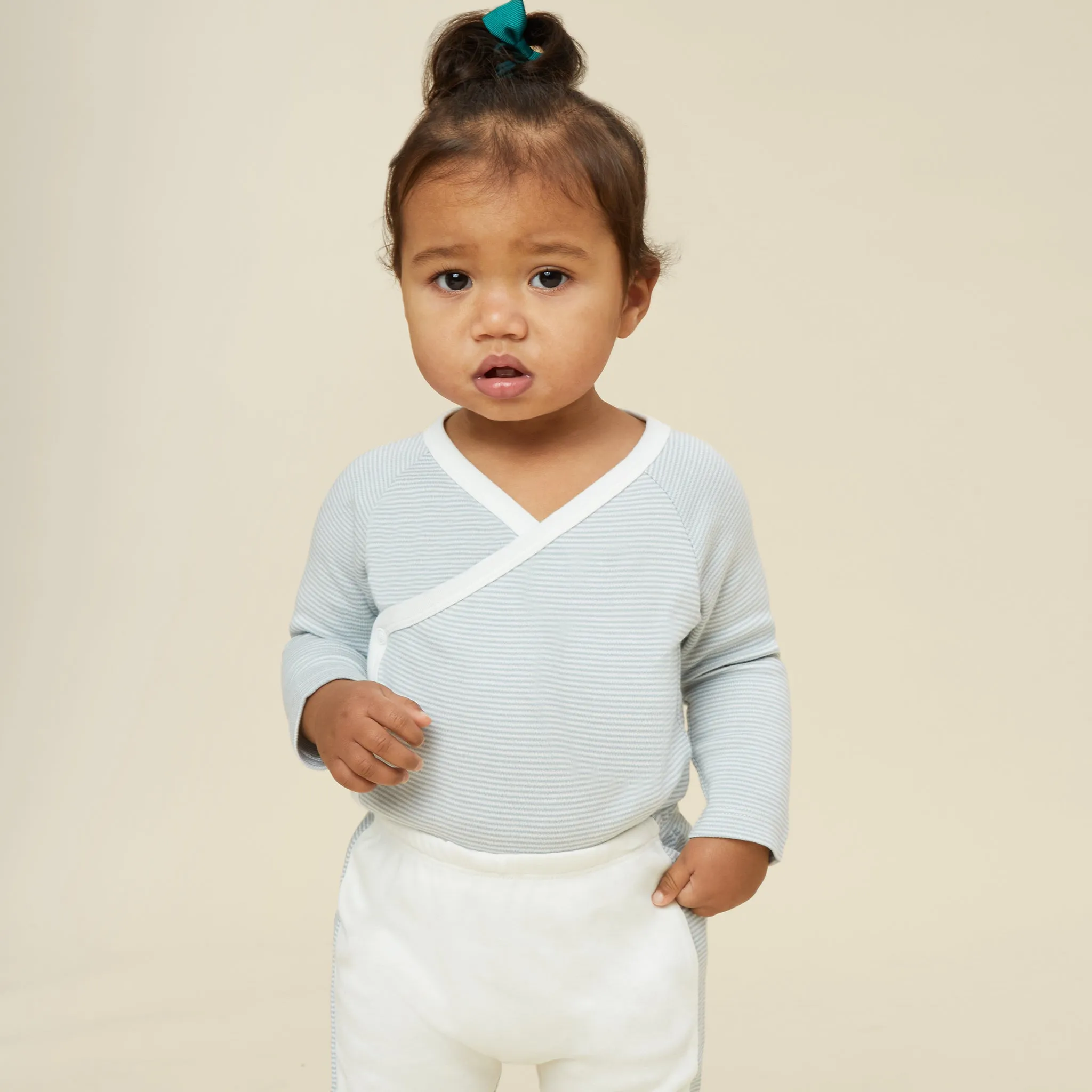 Long Sleeve Kimono Bodysuit