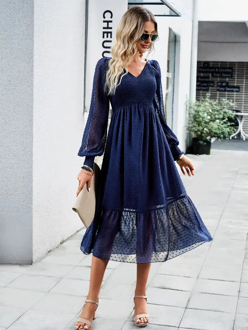 Long Sleeve Lace Maxi Dress
