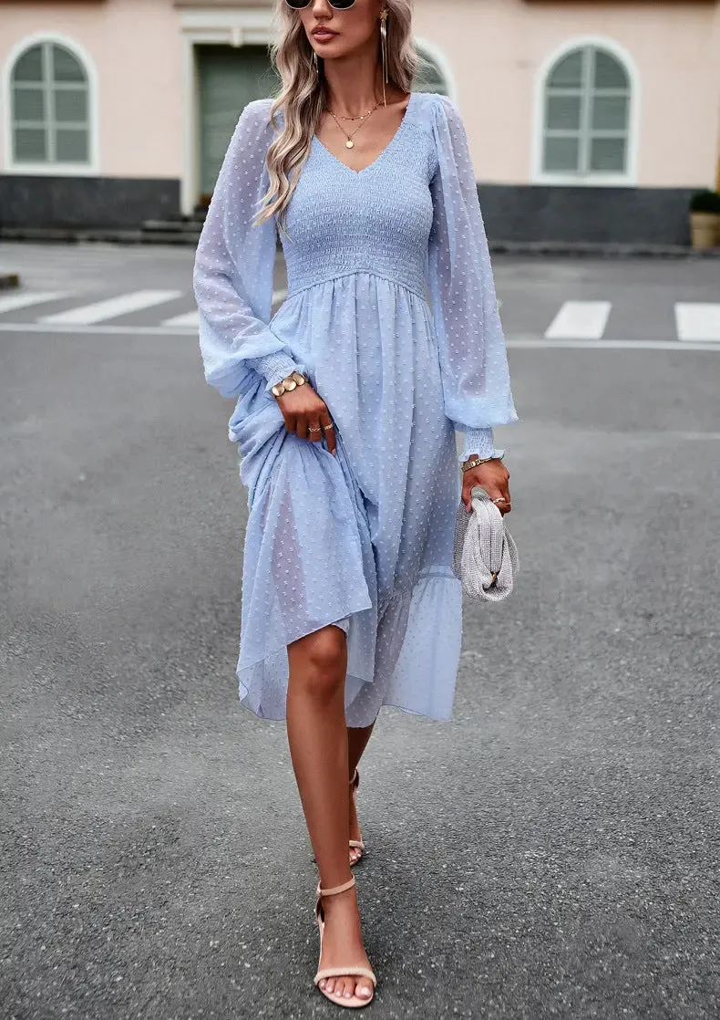Long Sleeve Lace Maxi Dress