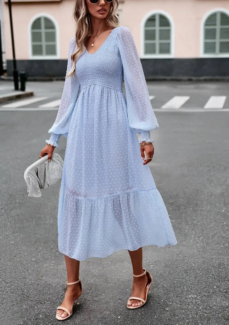 Long Sleeve Lace Maxi Dress