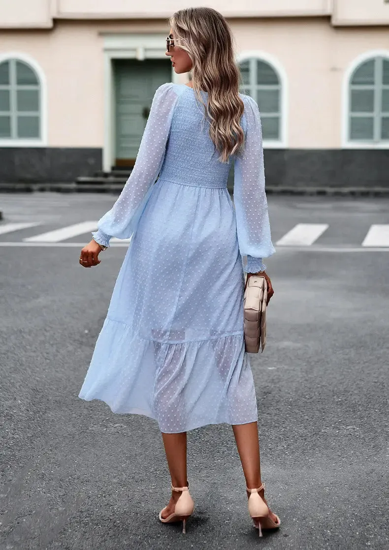 Long Sleeve Lace Maxi Dress