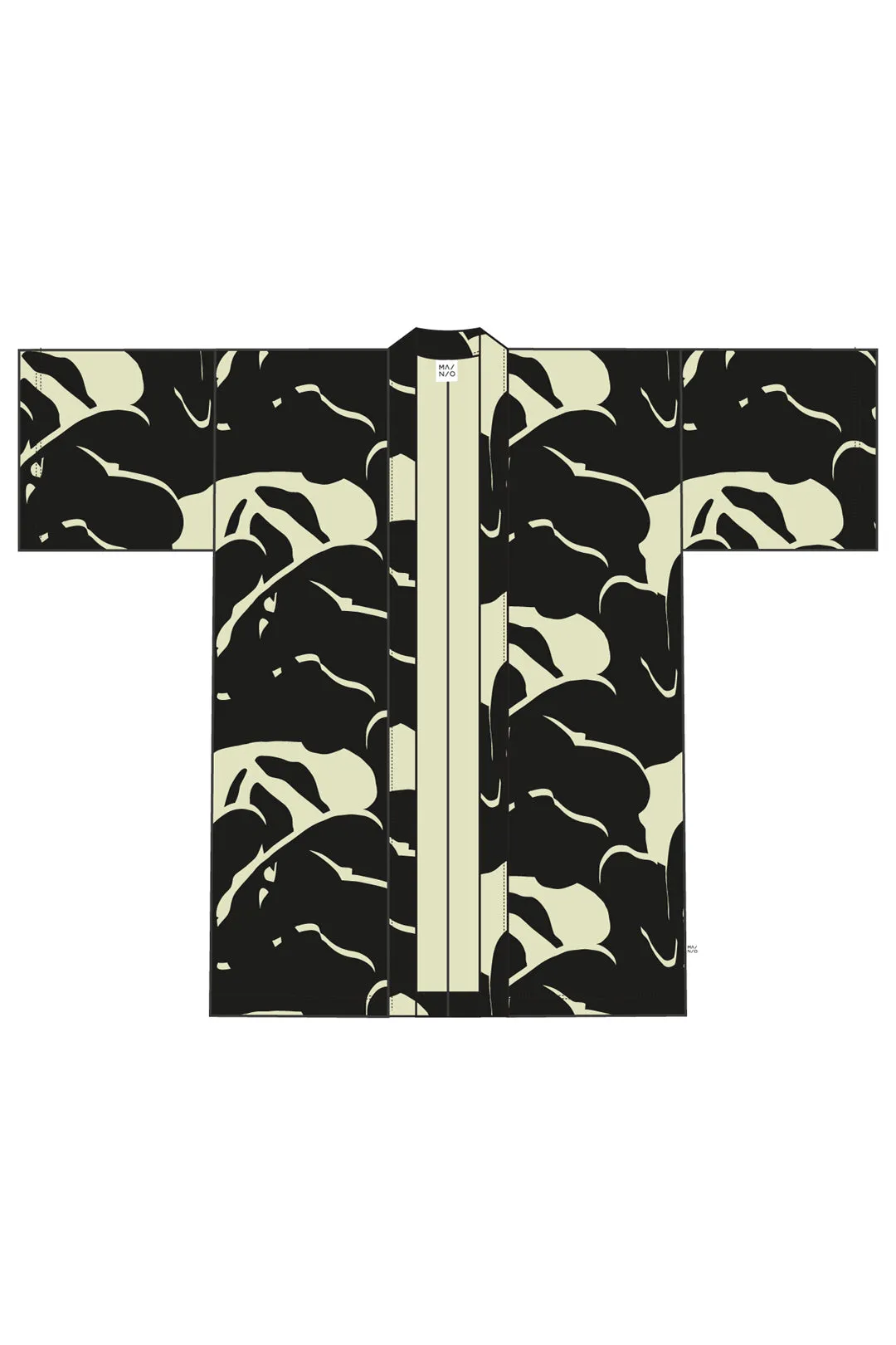 Mainio Waving Jacquard Kimono Jacket
