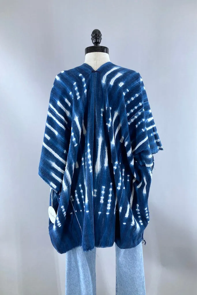 Mali Indigo Cotton Cardigan