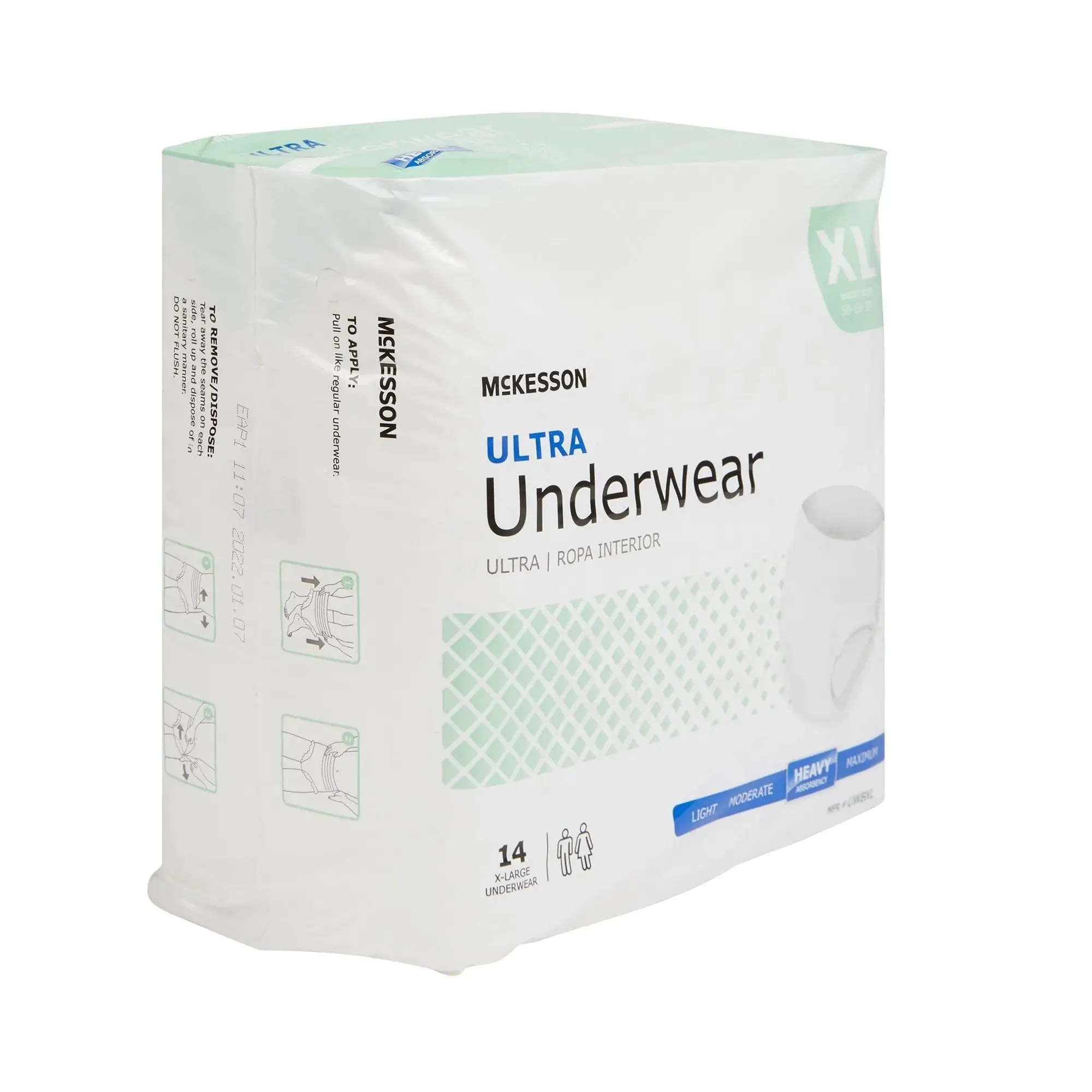 McKesson Ultra Heavy Absorbent Underwear, X-Large