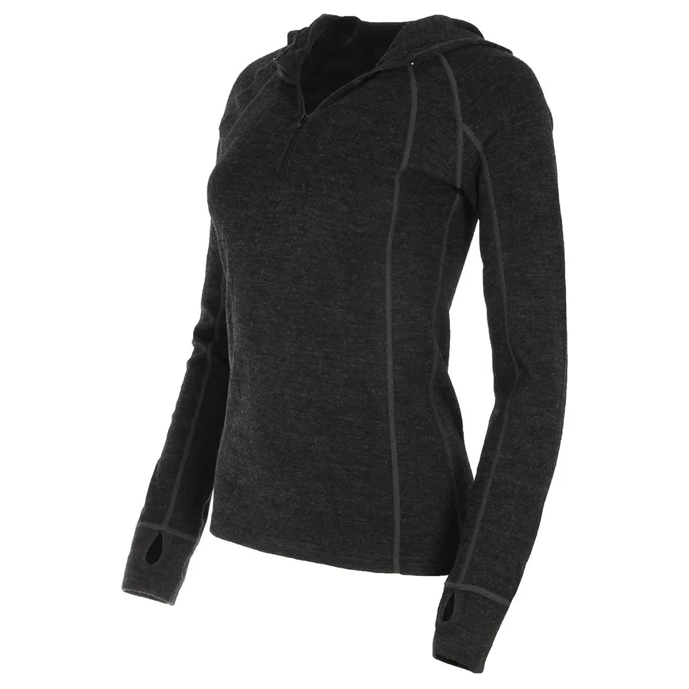 MERINO WOOL ZIP UP BASE LAYER - WOMEN'S