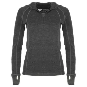 MERINO WOOL ZIP UP BASE LAYER - WOMEN'S