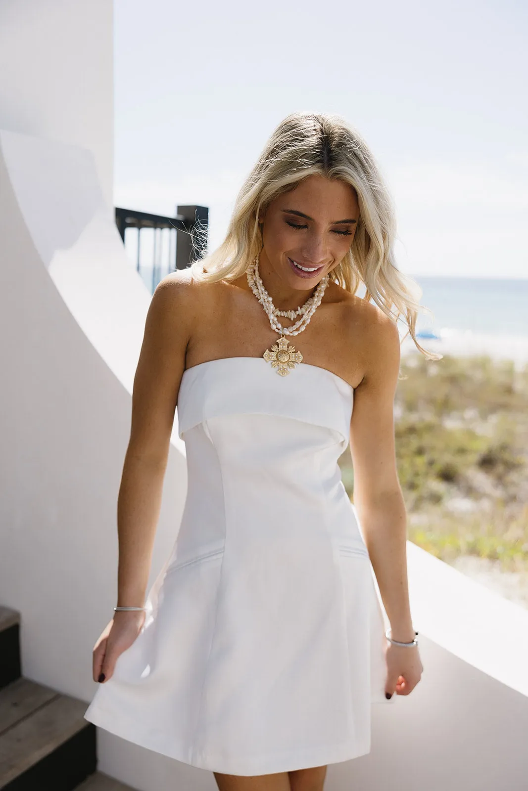 Mila Mini Dress - Off White