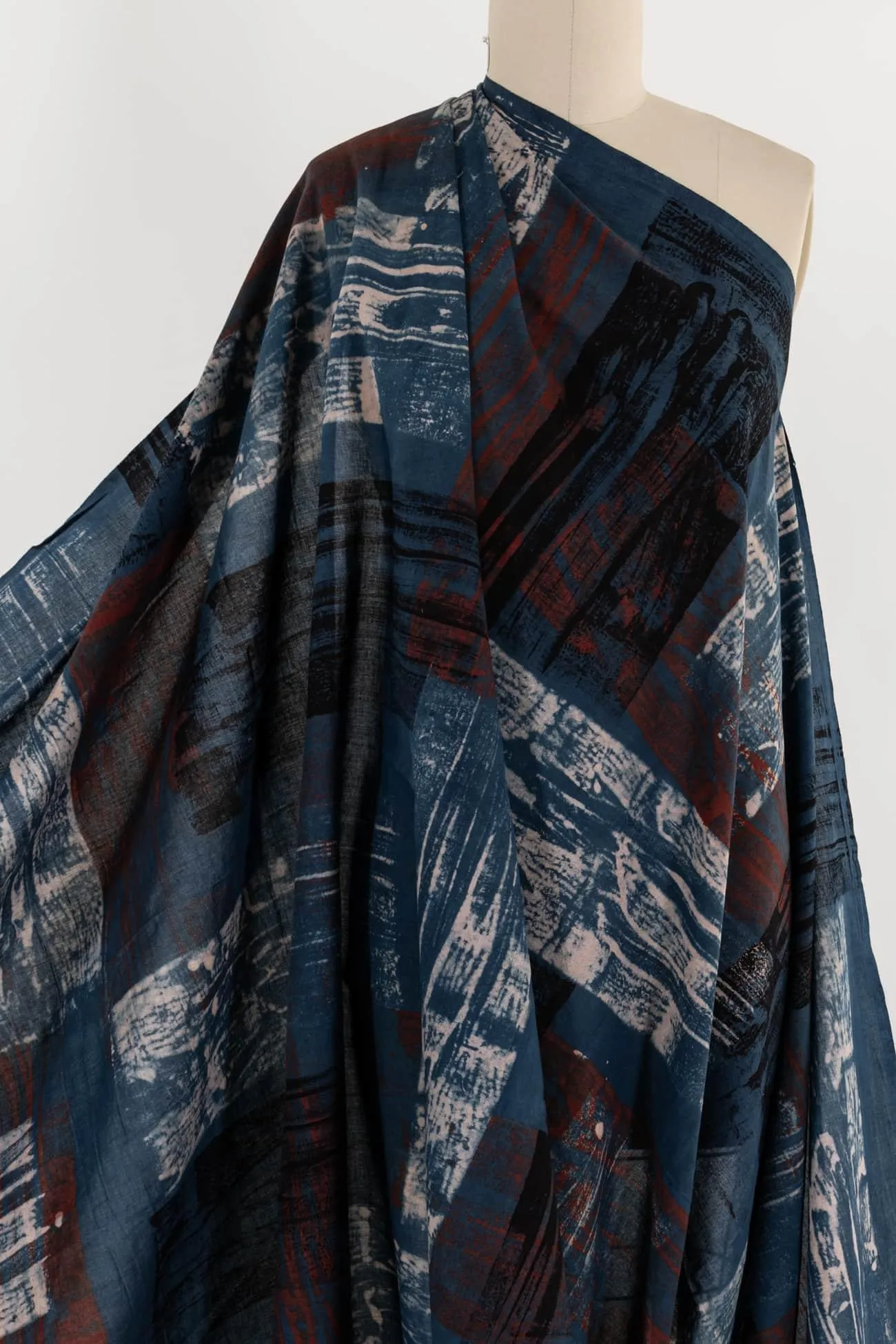 Mood Indigo Indian Cotton Woven - SPECIAL CUT