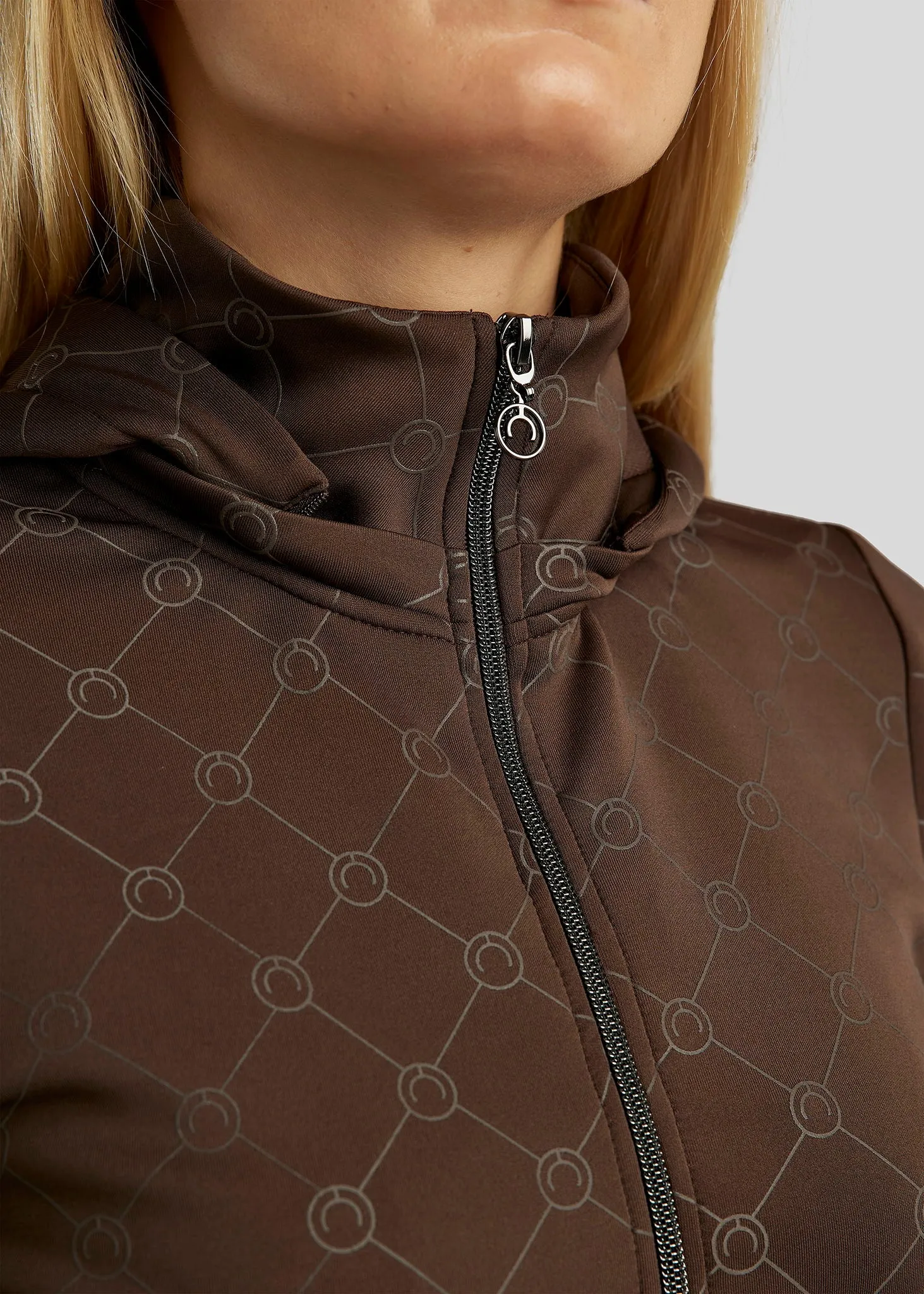 MoTilde Printed Softshell Jacket - Brown
