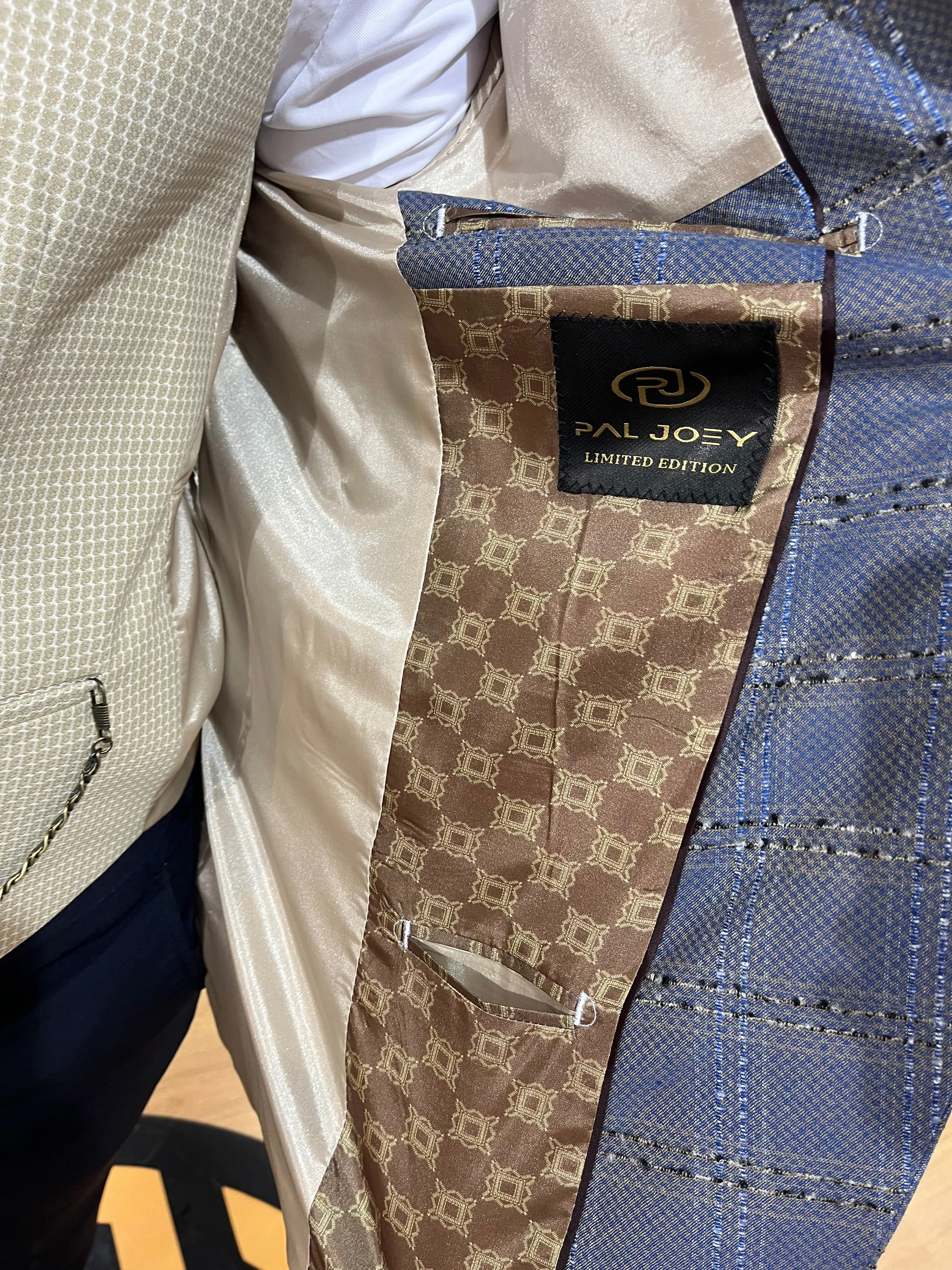 Muller - Navy/Cream 3 Piece Suit
