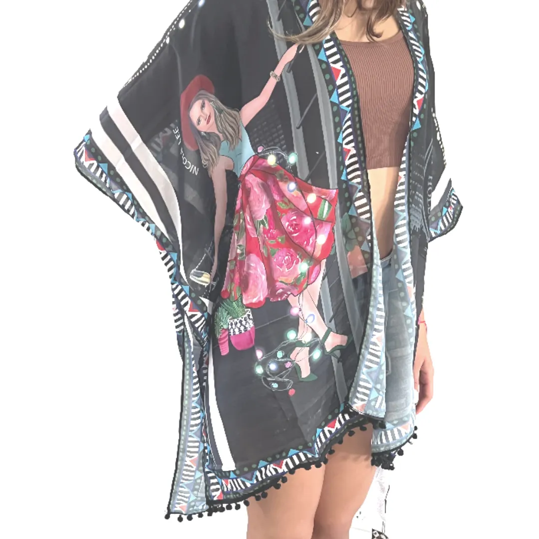 NICOLE LEE ISABELLA KIMONO HOUSE PARTY