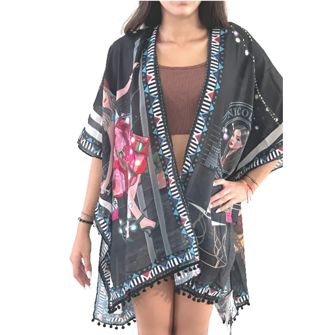 NICOLE LEE ISABELLA KIMONO HOUSE PARTY