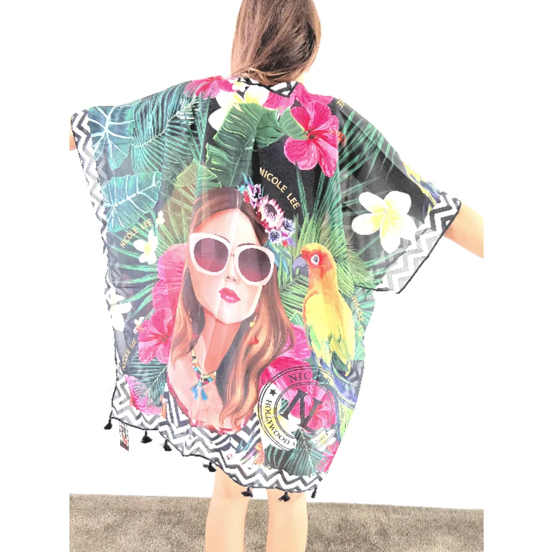 NICOLE LEE ISABELLA KIMONO VACATION GIRL IN PARADISE