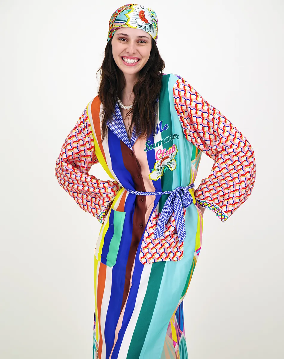 Nova Kimono Artisan Dress