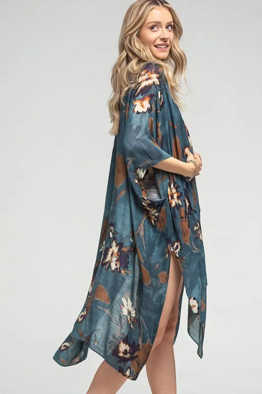 One Size Beautiful Long Kimonos - Multiple Colors