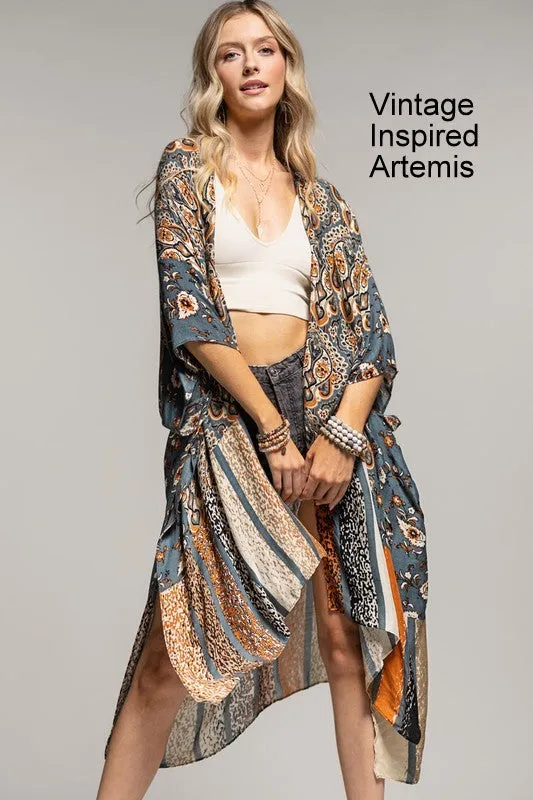 One Size Beautiful Long Kimonos - Multiple Colors